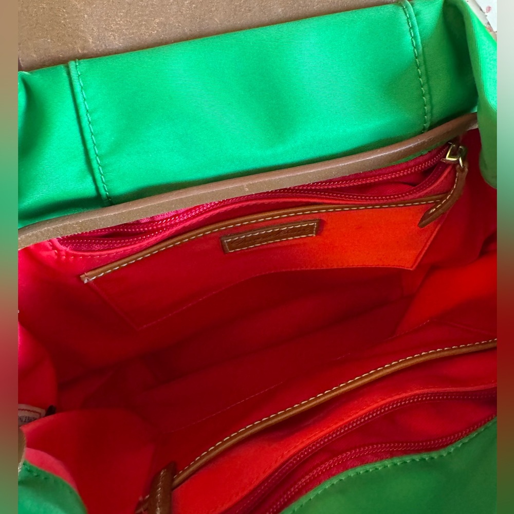 Dooney & Bourke Nylon Small Allie Backpack in Kelly Green - Picture 4 of 7